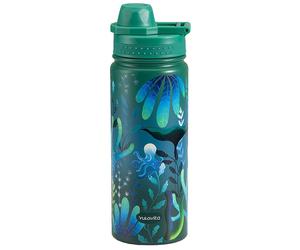 Neavita Twice Forever Bottle Verde - Bottiglia thermos in acciaio per infusi e bevande, 500 ml
