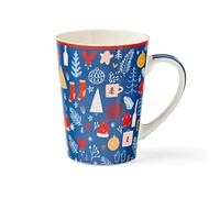 Neavita Warmy Tea Cup Comfort Mug Tazza Maxi in Ceramica Blu Natale