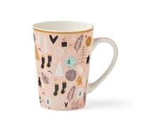 Neavita Warmy Tea Cup Comfort Mug Tazza Maxi in Ceramica Rosa Natale