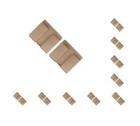 NeaxgeandX 10 set di 2 pezzi caricabatterie gancio supporto telefono appeso stand telecomando stand antiurto lunga durata autoadesivo caricabatterie dock oro