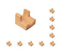 NeaxgeandX 10 set di accessori porta-sushi e taco in legno per feste e ristoranti, 1 continuo