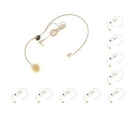 NeaxgeandX 10 set di cuffie con cavo da 3,5 mm, microfono a condensatore, per guida turistica