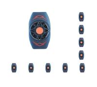 NeaxgeandX 10 set di radiatori per cellulare con cavo di alimentazione USB professionale cablato per giocare in diretta streaming ventola di raffreddamento con cavo di ricarica per telefoni da 4 a 6,5