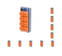 NeaxgeandX 10 set di Tastiera di Gioco Design Ergonomico con 1 M Cavo USB Programmazione Macro Pad Tastiera