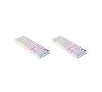 NeaxgeandX 2 set di Tastiera Meccanica da Gioco USB RGB Retroilluminata per PC Gioco Ufficio Bianco, 435x130x25mm