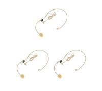 NeaxgeandX 3 set di cuffie con cavo da 3,5 mm, microfono a condensatore, per guida turistica