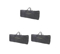NeaxgeandX 3 set di custodia per pianoforte elettronico con maniglia accessori impermeabile Tour 61 tasti nero