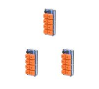 NeaxgeandX 3 x tastiera da gioco, design ergonomico con cavo USB da 1 m, tastiera macro pad di programmazione