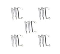 NeaxgeandX 5 set di 2 pezzi di perni per la pila di pesi per palestra, allenamento, allenamento della forza, perno di carico con pesi, bianco, 2 pezzi bianchi, 7,8 mm