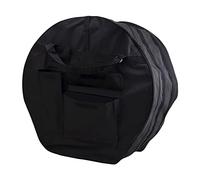 NeaxgeandX Borsa per batteria spessa, nera, per rullante, grancassa, diametro 56 cm, 22 pollici