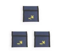NeaxgeandX Borsa per lenza da pesca Tasche con chiusura a zip Resistente all'usura Portafoglio Organizer Forte capacità portante Custodia affusolata Grande capacità, Set da 3 (multicolore), as