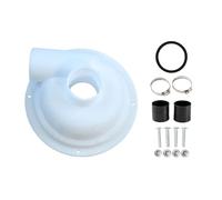 NeaxgeandX Coperchio di plastica bianco del separatore del ciclone dei pezzi di ricambio della sabbia del collettore di polveri del filtro dal ciclone, 19