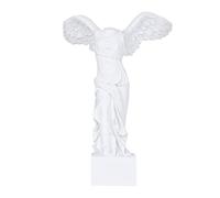 NeaxgeandX Statua della dea greca della vittoria alata di Samotracia, 16,5 x 24,5 cm, bianca, L