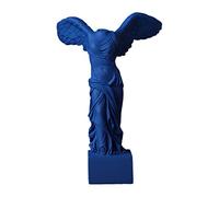 NeaxgeandX Statua della dea greca della vittoria alata di Samotracia, 16,5 x 24,5 cm, blu