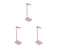 NeaxgeandX Supporto per cuffie per PC desktop, giochi, cuffie, oro rosa, 105 x 82 x 250 mm, 3 pezzi