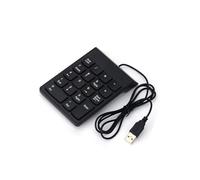 NeaxgeandX Tastiera numerica cablata 18 tasti USB Computer Mini Numpad Elettronico Desktop PC Tastiera Digitale Attrezzature di Ricambio Domestico