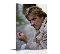 NeBaln Gérard Depardieu Stampa artistica da parete su tela, motivo: stelle, decorazione per la casa, 20 x 30 cm