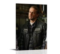 NeBaln Stampa artistica da parete con attore Charlie Hunnam, decorazione per la casa, per camera da letto, decorazione estetica per la stanza, 20 x 30 cm