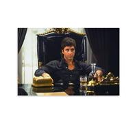 NeBaln Stampa artistica da parete su tela, motivo: Al Pacino in the world is yours, idea estetica, 40 x 60 cm