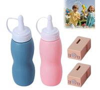 Nebbia Bubble Solution Ricarica per macchine per bolle di fumo, ricarica soluzione per bolle adatta per dispenser, bacchette e creatori di bolle magiche, liquido a lunga durata con atomizzatore