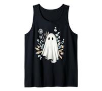 Nebbia costiera in stile coquette fantasma in pizzo boho per Halloween Canotta