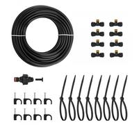 Bradas - ECO-Z1015, Kit nebulizzazione Acqua 15m, Nebulizzatore Esterno Adatto per Giardino, Piscina, Gazebo, Effetto rinfrescante.