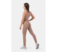 NEBBIA Leggings a Vita Alta Sporty Smart Pocket da Donna Brown S