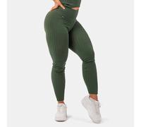 NEBBIA Leggings a Vita Alta Sporty Smart Pocket da Donna Dark Green M