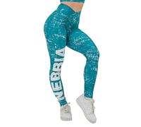 Nebbia Leggings da palestra da donna - Materiale di compressione Push Up Leggings con materiale ecologico, scollo a V e effetto butt Scrunch - Abbigliamento sportivo opaco da donna, pantaloni lunghi