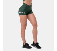 NEBBIA Pantaloncini a vita alta Classic Hero da donna, verde S