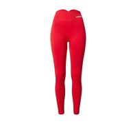 NEBBIA Pantaloni sportivi grigio argento / rosso Donna NEBBIA L