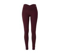 NEBBIA Pantaloni sportivi rosso scuro / bianco Donna NEBBIA S