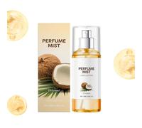 Nebbia per il corpo di cocco da donna, calda e accogliente, spray per il corpo cremoso profumato di cocco, leggero, non adesivo, aroma fresco di lunga durata, perfetto per (1 pezzo)