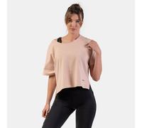 NEBBIA Top Corto Minimalist da Donna Salmon M/L