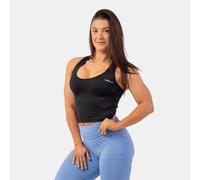NEBBIA Top Corto Sporty Slim Fit da Donna Black S