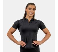 NEBBIA Women‘s Compression T-Shirt Intense Ultimate Black/Gold XS