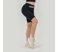 NEBBIA Women‘s High Waist Gym Therapy Biker Shorts Black S