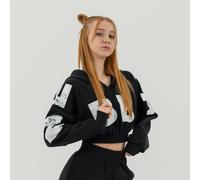 NEBBIA Women‘s Muscle Mommy Cropped Hoodie Black XS