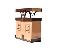 NEBE Bidone Della Spazzatura Creativo A Doppio Barile For Esterni Con Posacenere Adatto For Centri Commerciali Di Hotel Zona Ufficio