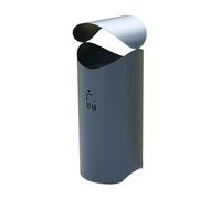 NEBE Bidoni Della Spazzatura For Esterni, Scatole Di Gusci Frutta In Acciaio Inossidabile Comunitario, Del Centro Commerciale, For Interni(B)