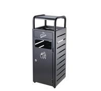 NEBE Posacenere Da Esterno Verticale In Acciaio Inossidabile Villa Comunità All'aperto Fumatori Bidone Della Spazzatura Secchio Commerciale(A)