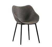 NEBE Sedia da Ufficio Sedia da pranzo di lusso leggera con schienale nordico, sedia in pelle retrò for la casa, scrivania for il tempo libero, caffè, negoziazione semplice
