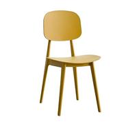 NEBE Sedia da Ufficio Sedia da pranzo in plastica for esterni, for il tempo libero, con schienale a caramella, moderna e semplice, for trucco, for lo studio for le trattative
