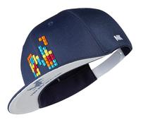Nebelkind Berretto Snapback per Bambini, Taglia Unica, Regolabile, Unisex, di Alta qualità, alla Moda, con Visiera Dritta, Blu Scuro, Taglia Unica