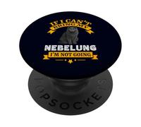 Nebelung Se non posso portare il mio gatto non vado PopSockets PopGrip Adesivo