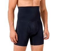 Nebility Body Shaper Uomo, Vita Alta Shapewear Uomo Tummy Path Mutande, Seamless Belly Way Body Shaper Compressione Biancheria Intima (IT, Testo, S, Regular, Regular, Nero)