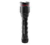 NEBO Big Daddy 6692 Torcia elettrica unisex 2000 Lumen, assolutamente impermeabile, orlo regolabile in 4 posizioni, 5 modalità di illuminazione uniche, 9 batterie AA incluse, rosso, batteria