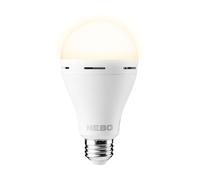 NEBO Blackout Backup - Lampadina LED e27 di emergenza - Con batteria interna ricaricabile per una luce brillante fino a 12 ore - Con gancio per appenderla