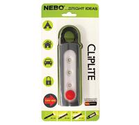Nebo:ClipLite: torcia camping a led 3 usi-25 o 60 Lumen con clip aggancio rapido