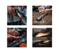 NEBO DAVINCI Ricaricabile 8000 Lumens LED FLT-1016-G